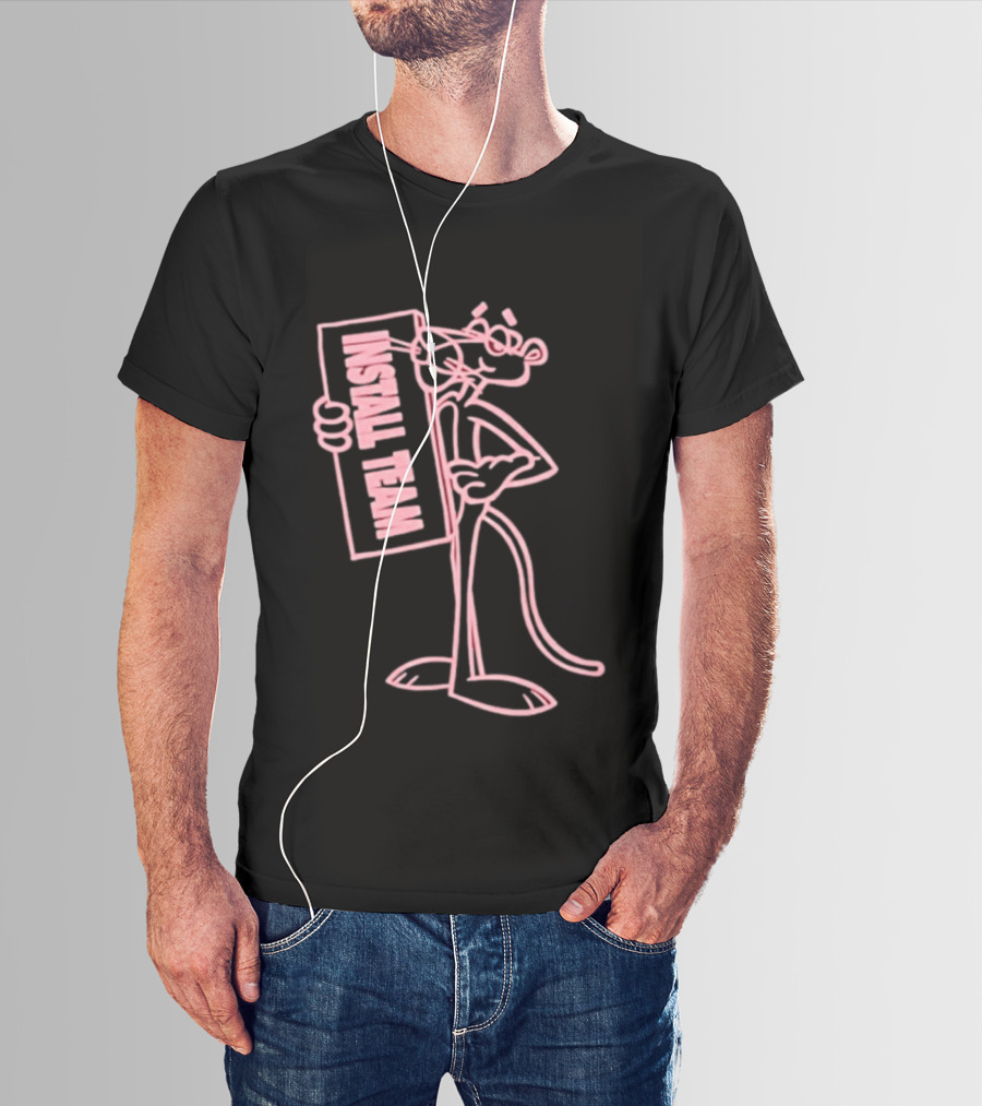 New York Sunshine Pink Panther Install Team T-Shirt