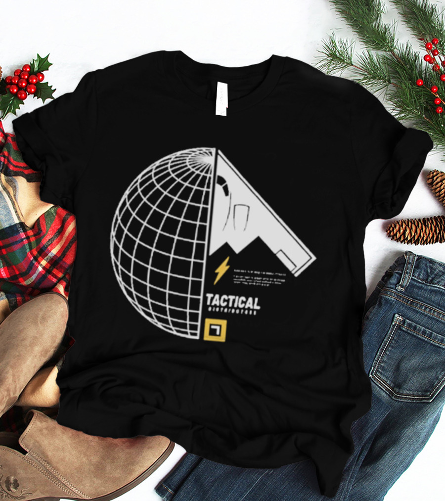 Tactical Distributors Core Network Globe And Lightning T-Shirt