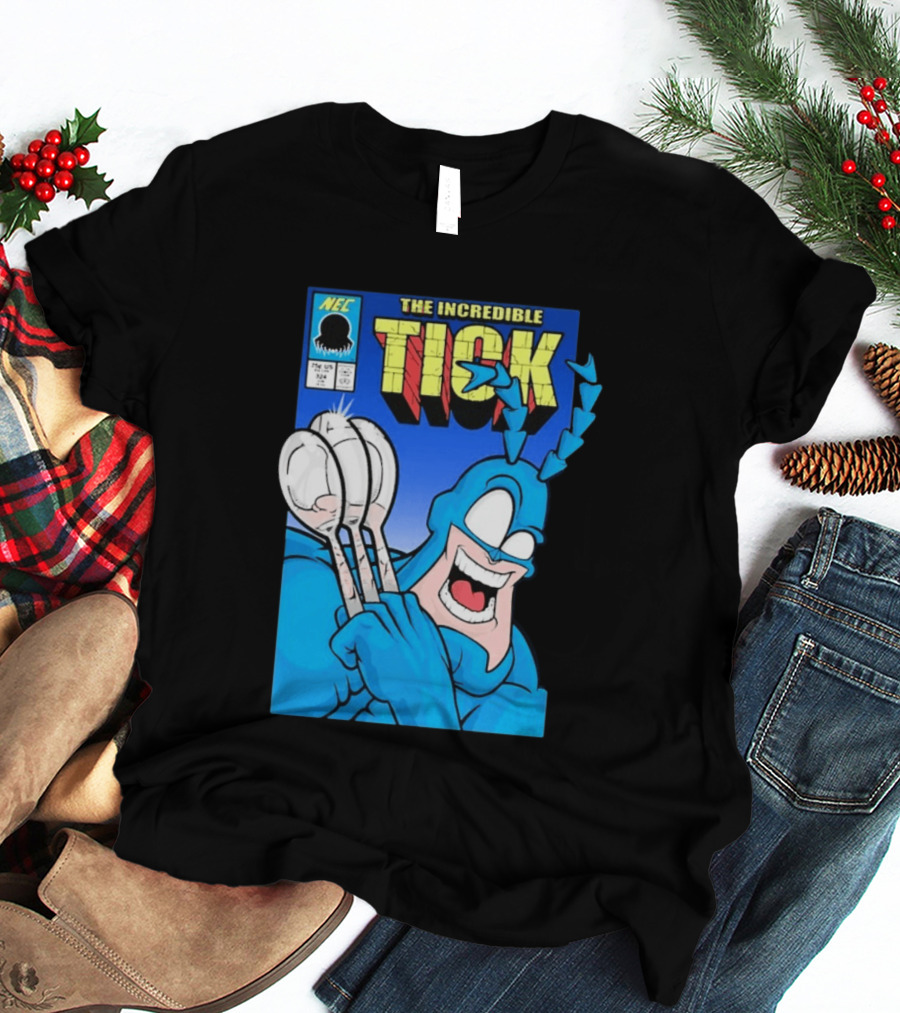 The Incredible Tick Spoon NEC Comic 324 T-Shirt
