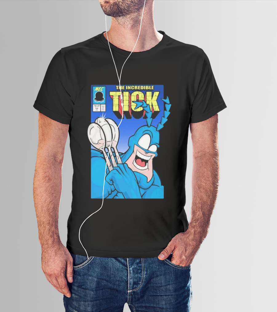 The Incredible Tick Spoon NEC Comic 324 T-Shirt