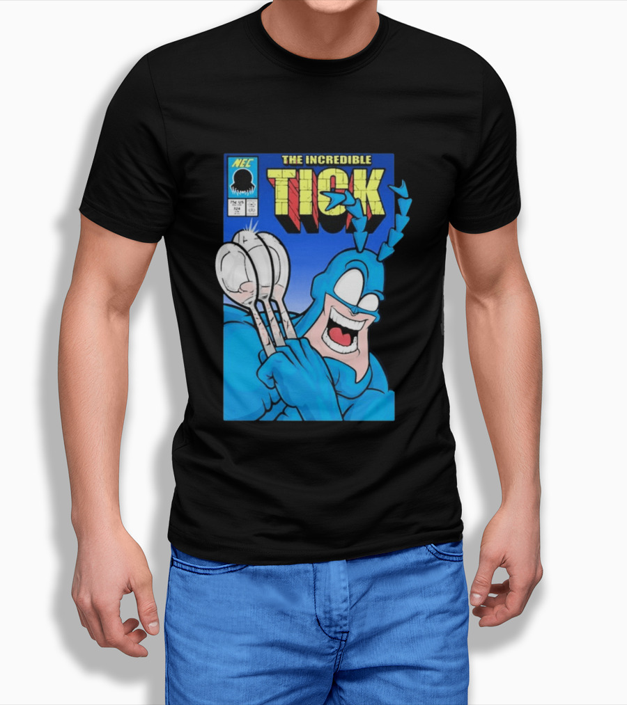 The Incredible Tick Spoon NEC Comic 324 T-Shirt
