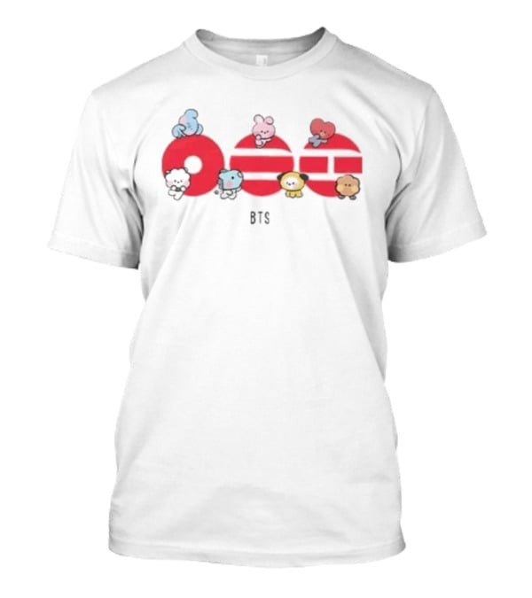 BTS Arirang Tour 2026 BT21 Characters T-Shirt
