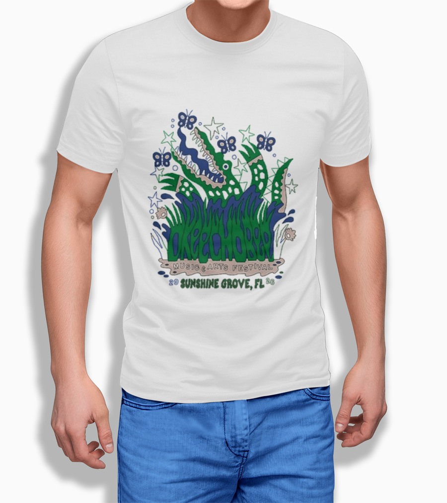 Okeechobee Music & Arts Festival Sunshine Grove FL 2026 Lineup T-Shirt