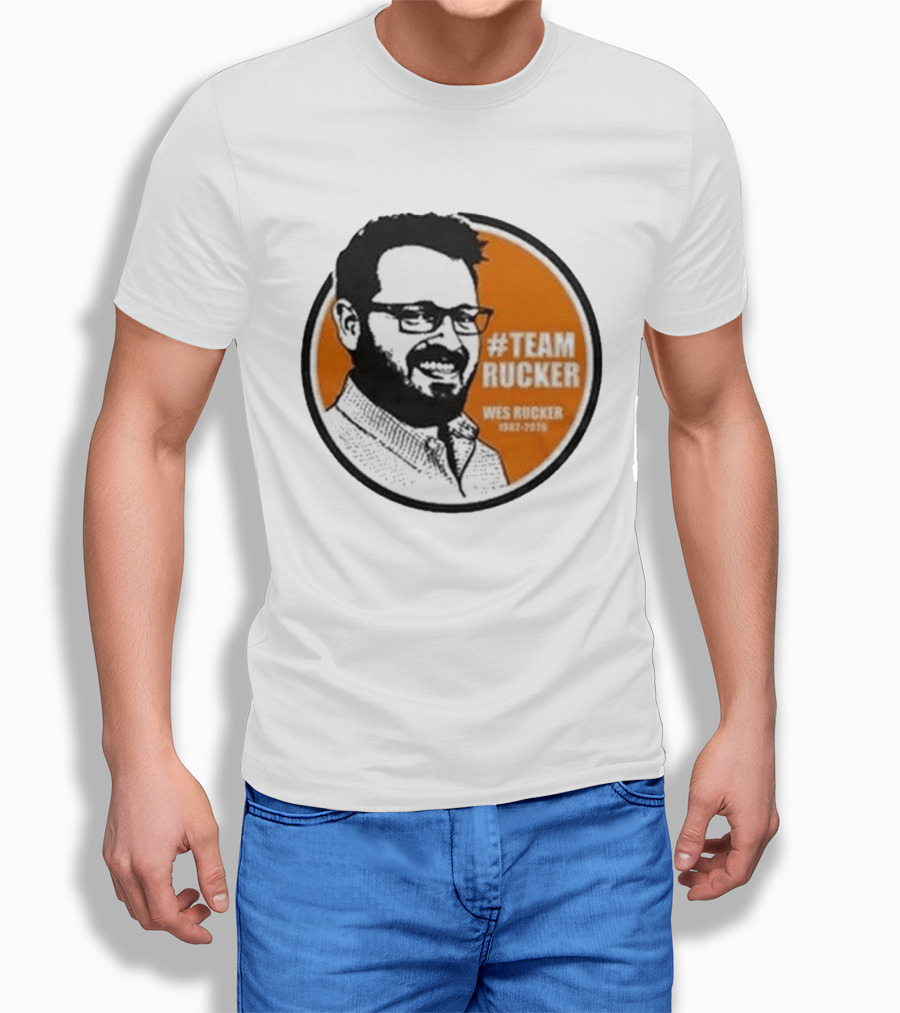 Tennessee Volunteers #TeamRucker Wes Rucker 1982 2019 T-Shirt