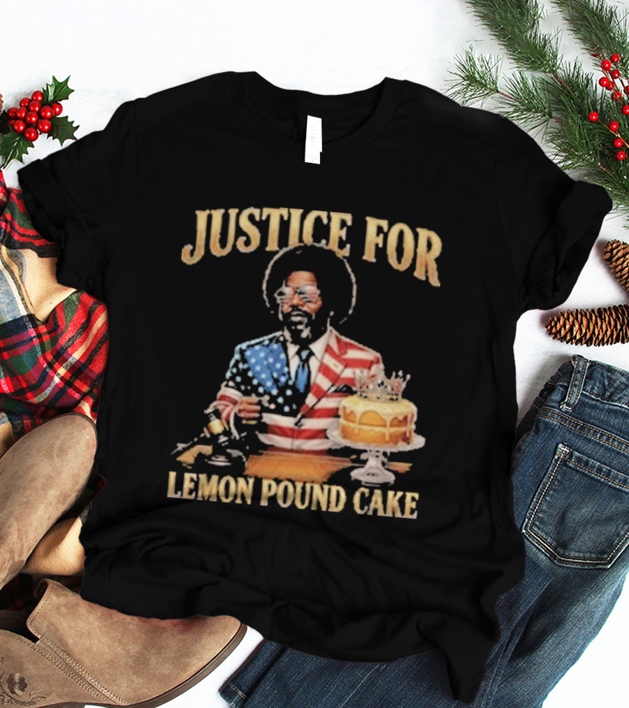 Justice For Lemon Pound Cake Afroman American Flag Suit T-Shirt