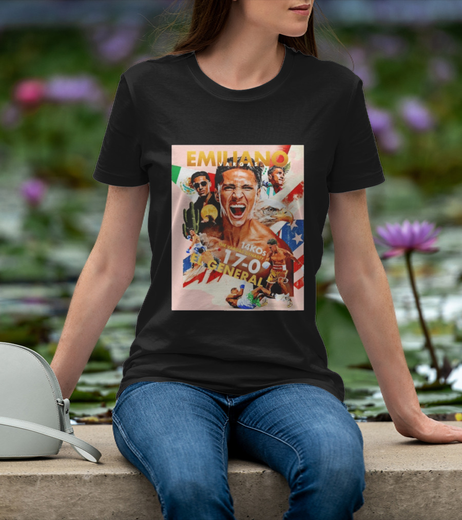 Emiliano Vargas El General 17 0 Boxer The Vargas Dynasty 14 KOs T-Shirt