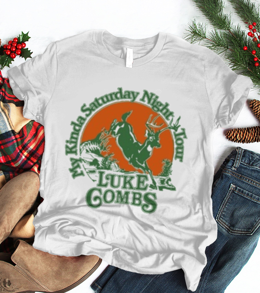 Luke Combs My Kinda Saturday Night Deer Tour 2026 T-Shirt