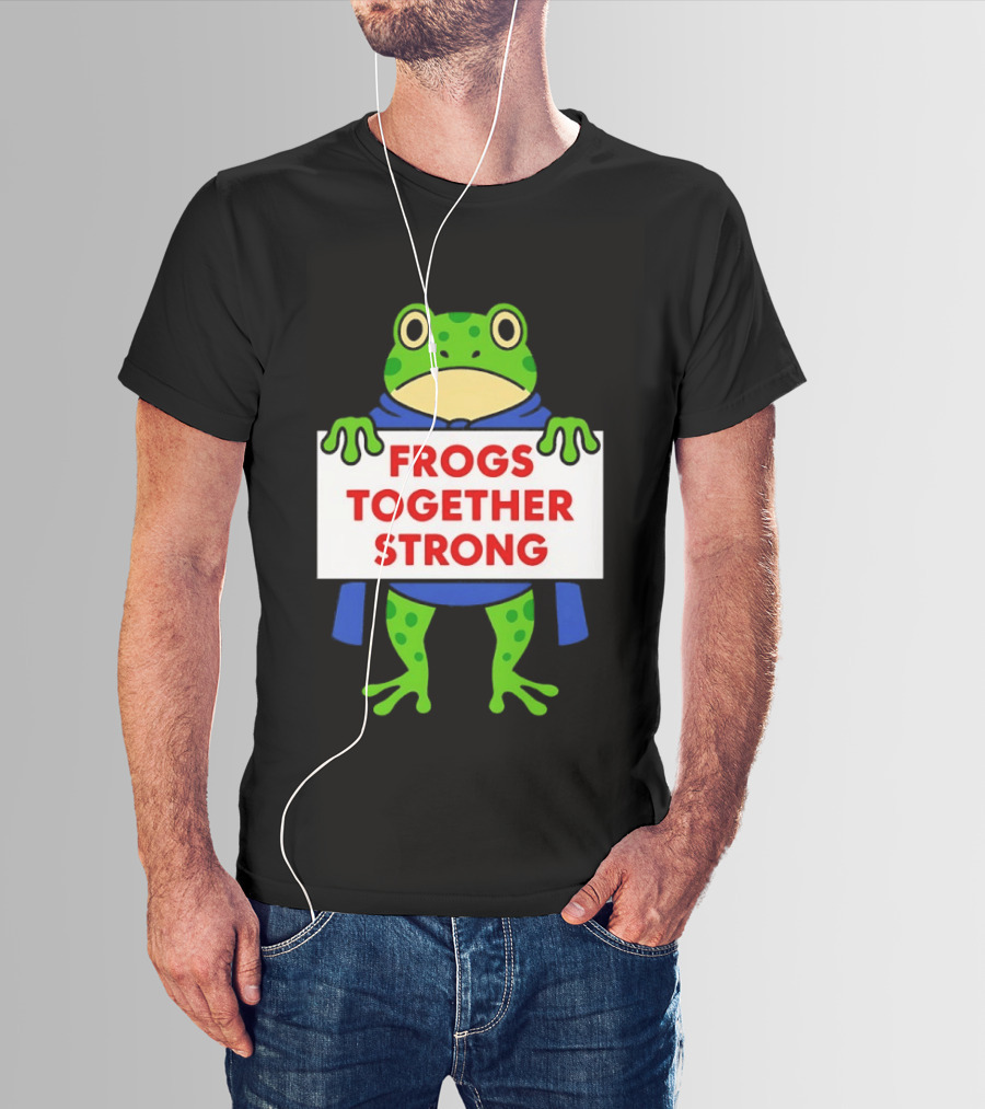 Frogs Together Strong Portland Newsom T-Shirt