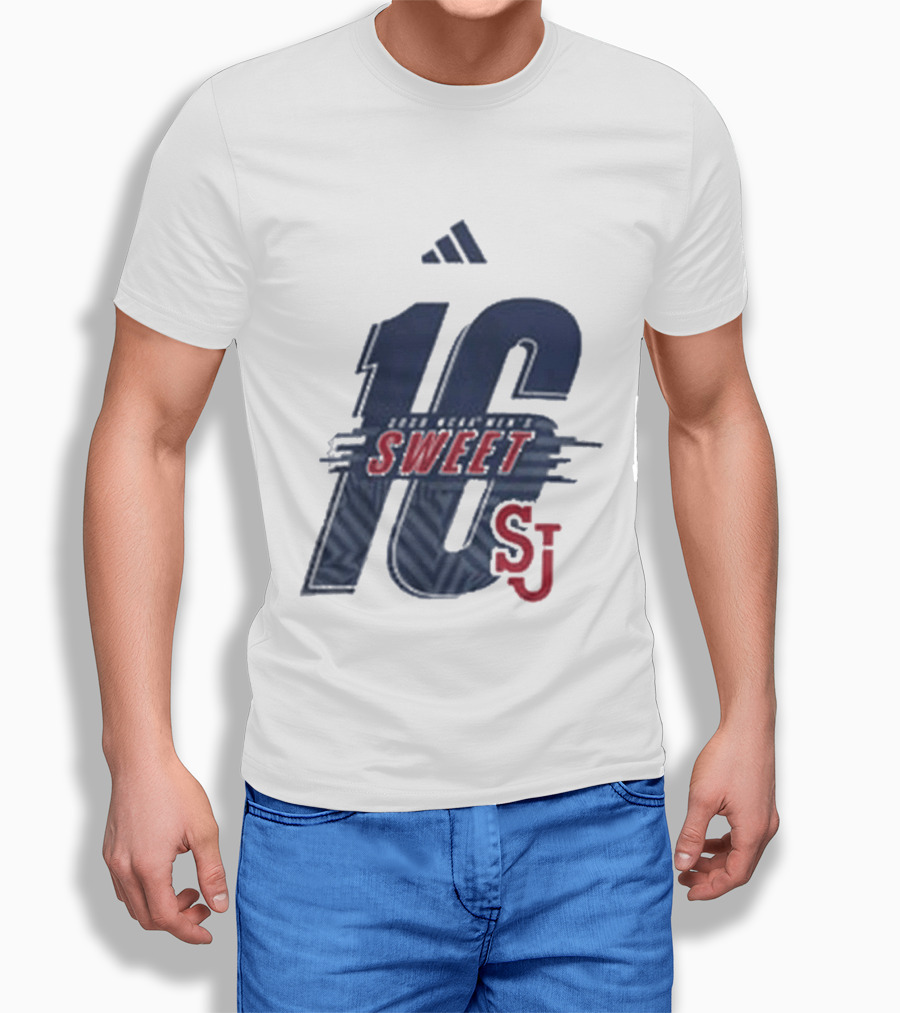 St. John's University Men's Basketball Sweet 16 SJ 2026 T-Shirt