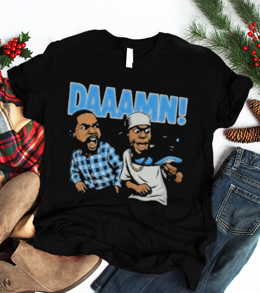 University Blue Daaamn Chris Smokey Comedy Movie Scene T-Shirt
