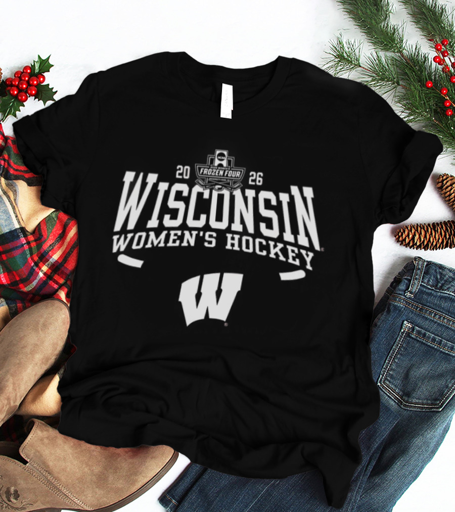 Wisconsin Badgers Women's Hockey 2026 National Champions T-Shirt