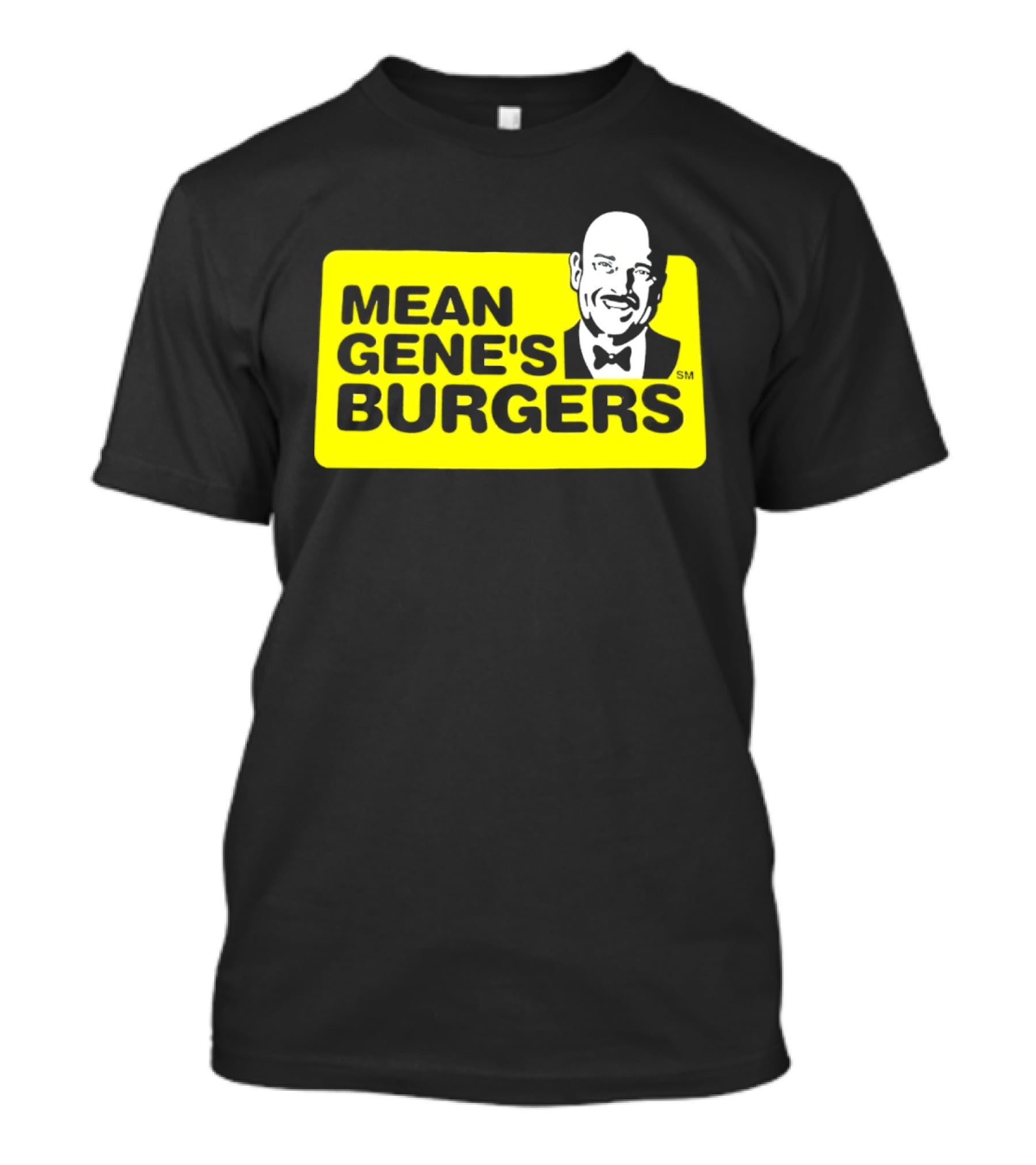 Mean Gene's Burgers Classic Logo With Iconic Bowtie T-Shirt