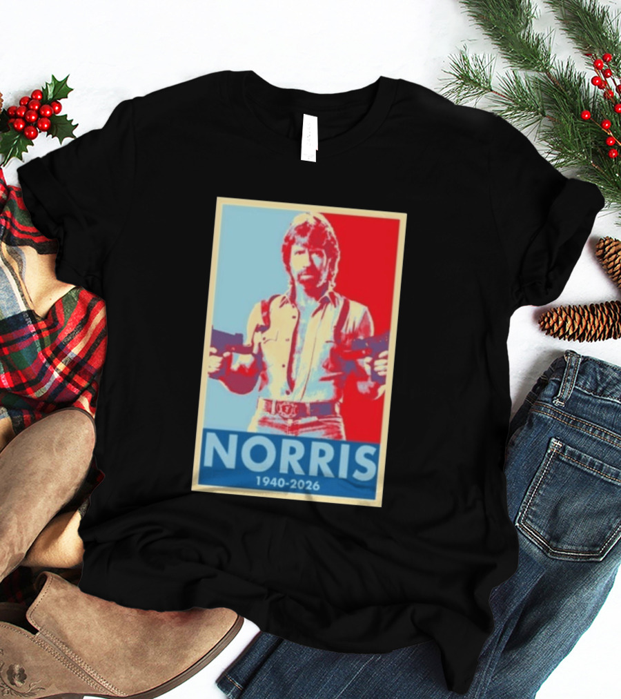 Norris 1940 2026 Retro Tribute With Dual Pistols T-Shirt