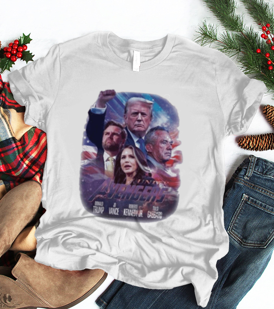 Unity Avengers Trump Vance Kennedy Jr Tulsi Gabbard T-Shirt