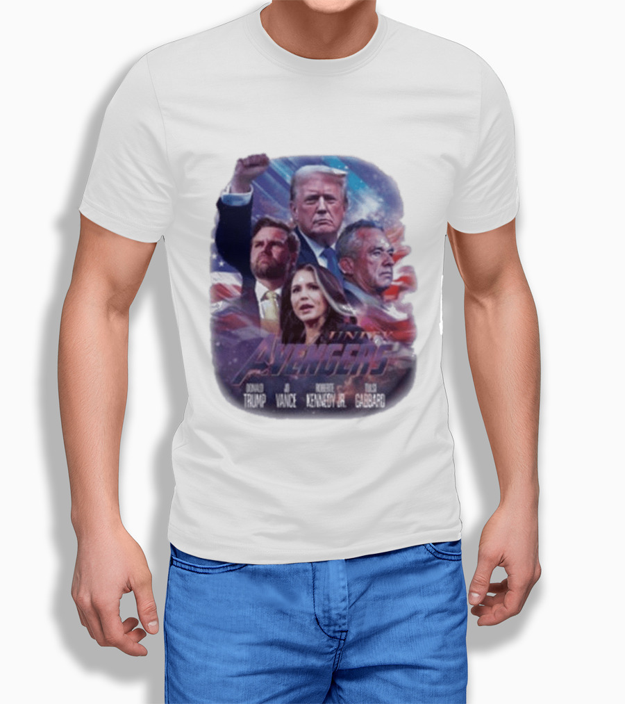 Unity Avengers Trump Vance Kennedy Jr Tulsi Gabbard T-Shirt