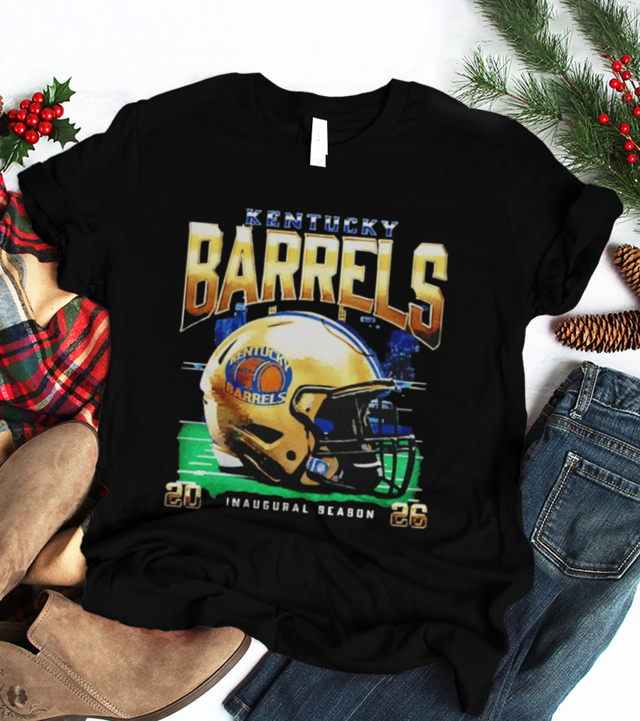 Kentucky Barrels 2026 Inaugural Season Helmet T-Shirt