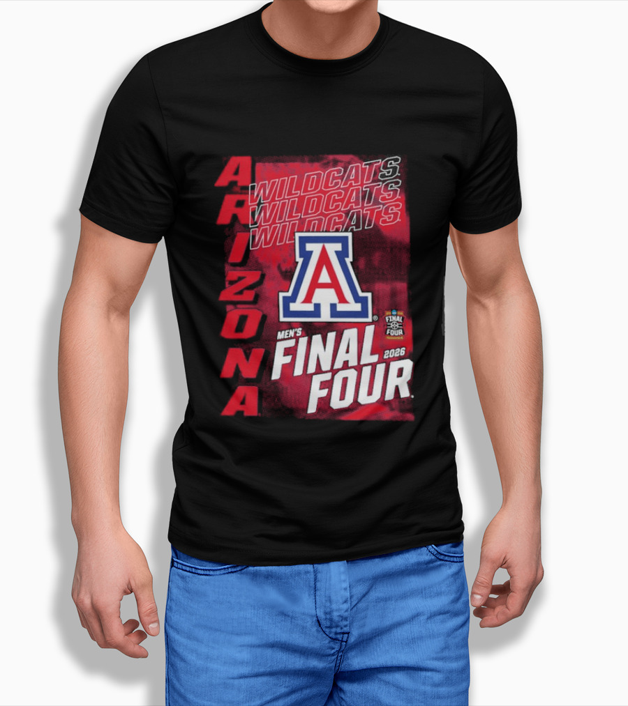 Arizona Wildcats 2026 Men's NCAA Final Four Basketball Tournament T-Shirt