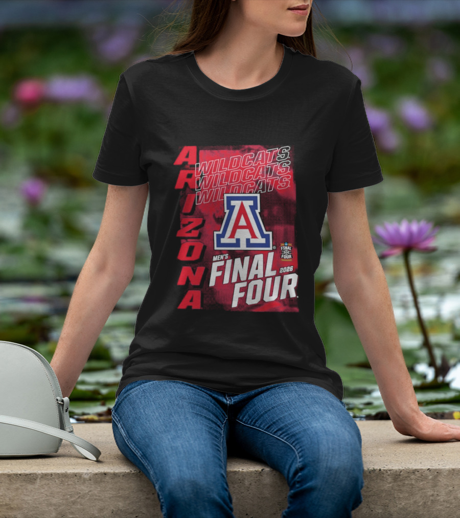 Arizona Wildcats 2026 Men's NCAA Final Four Basketball Tournament T-Shirt