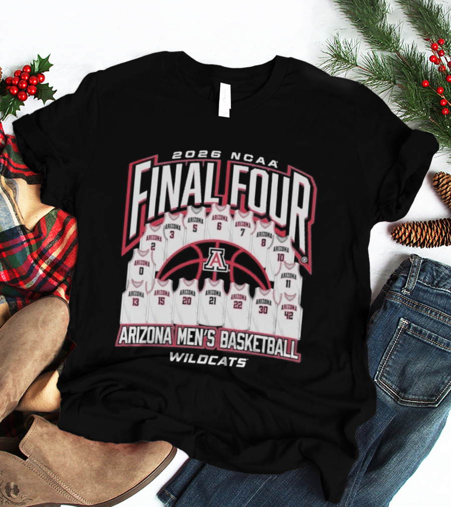 2026 NCAA Final Four Arizona Wildcats Men's Basketball T-Shirt
