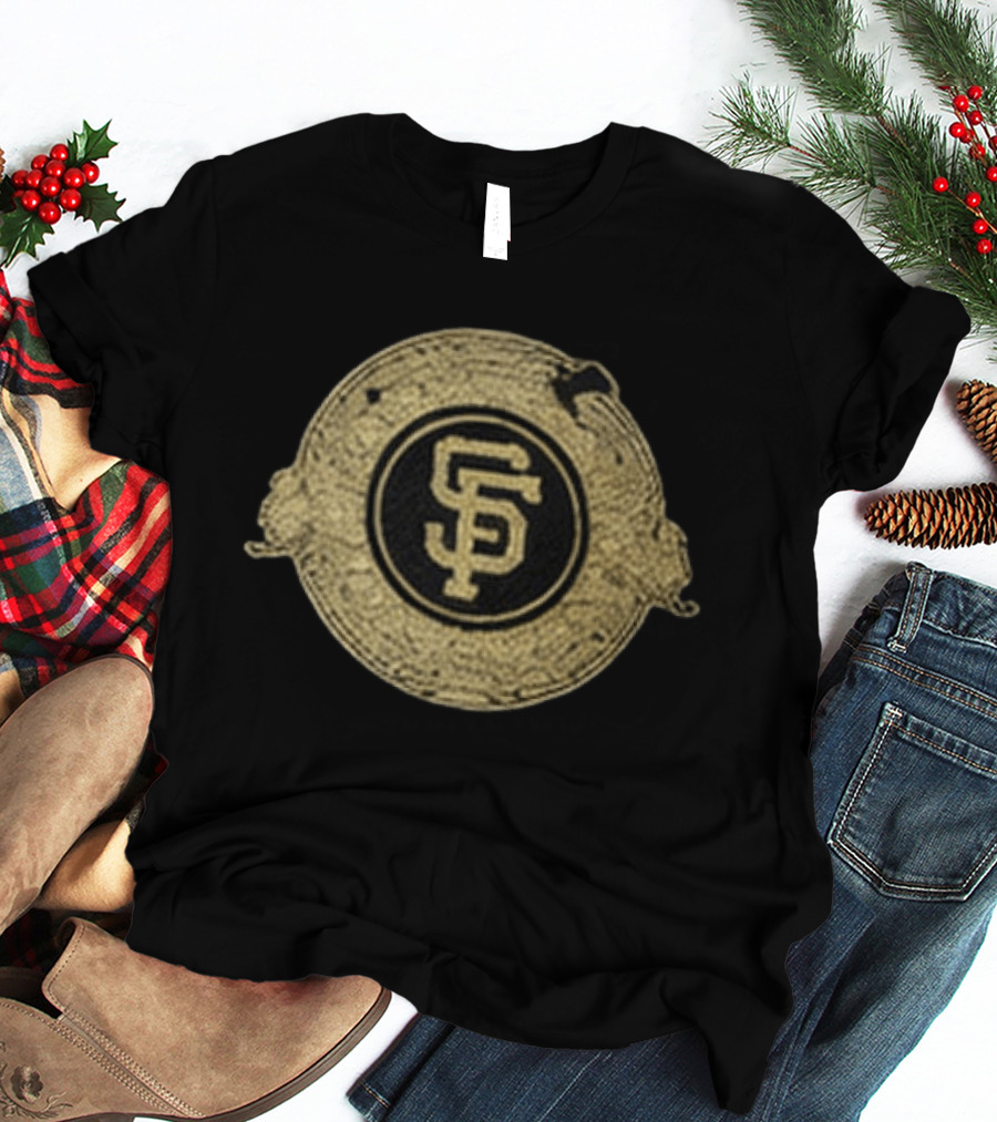 SF Giants Fourth Wing Night 2026 Giveaway SF Logo Baseball T-Shirt