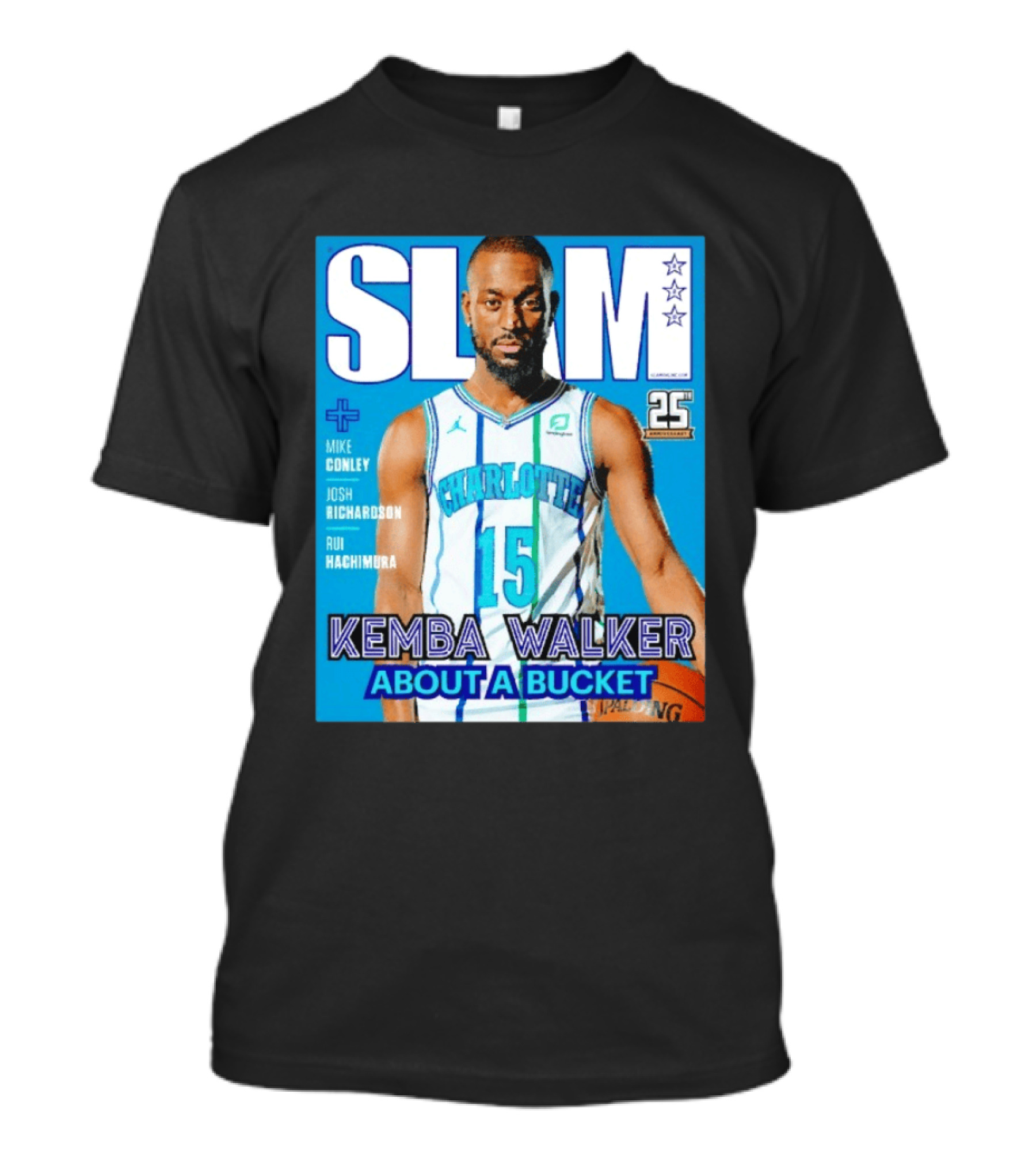 Slam Magazine Kemba Walker Charlotte Hornets About A Bucket Edition T-Shirt