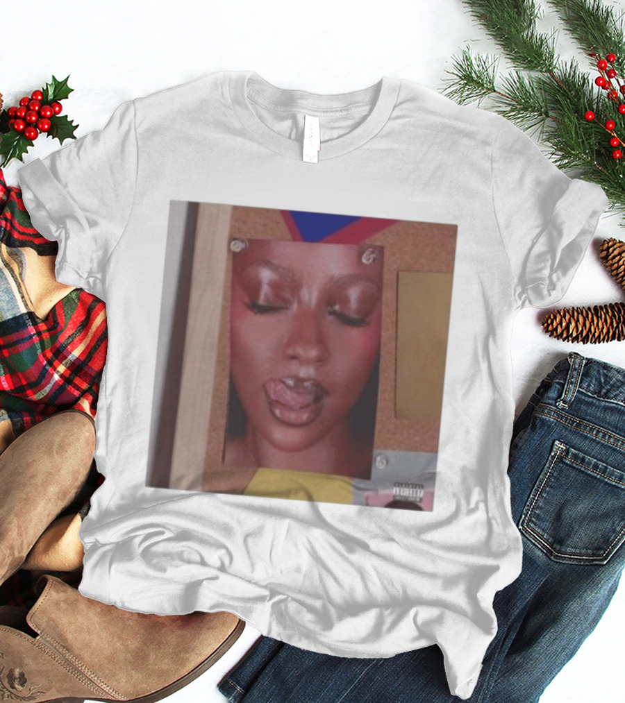 Candy Justine Skye Album Artwork With Portrait And Corkboard Accents T-Shirt