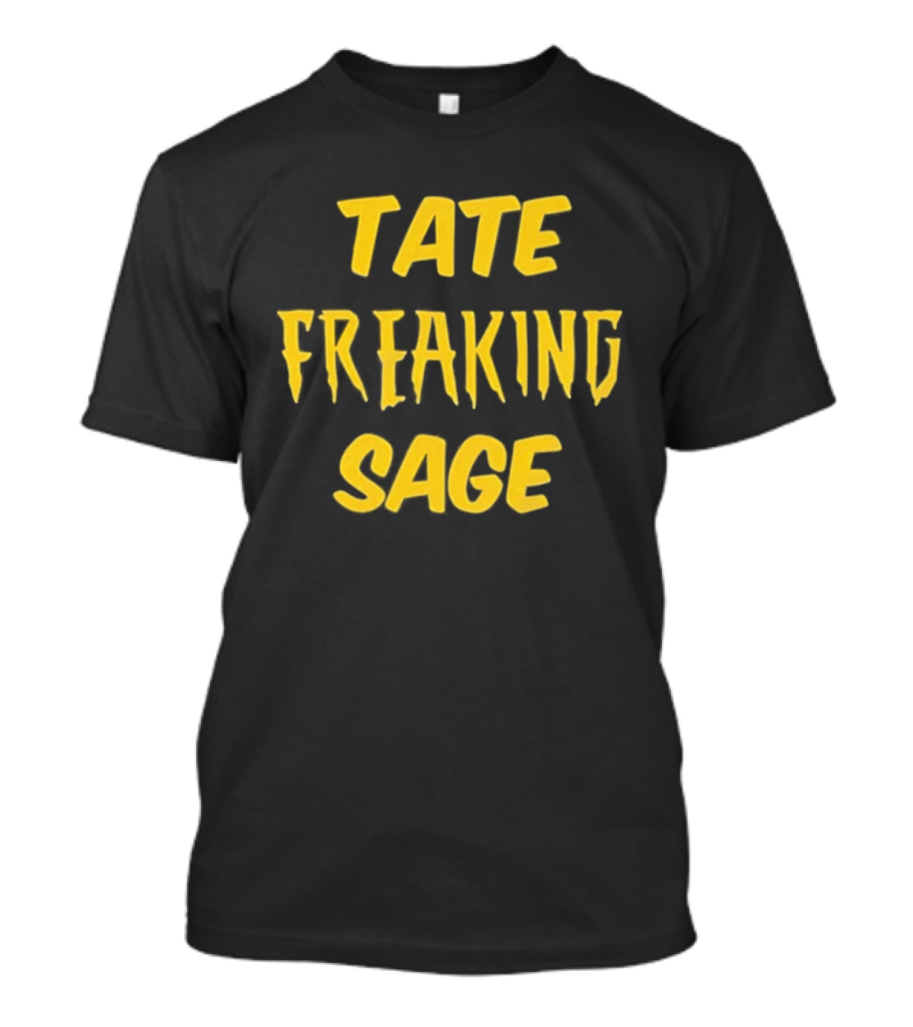Tate Freaking Sage Bold Yellow T-Shirt