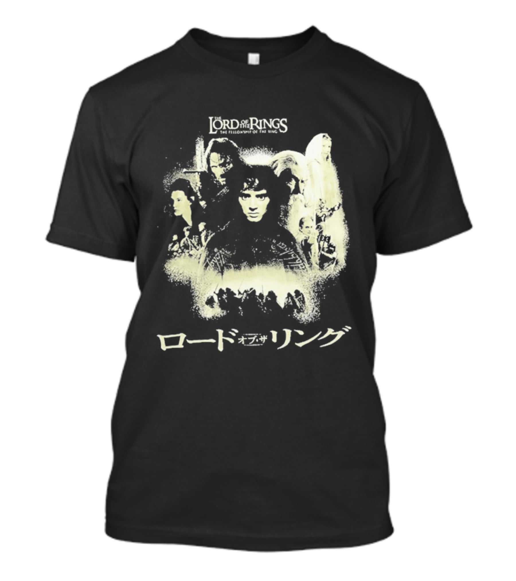 The Lord Of The Rings Fellowship Of The Ring Characters Japanese T-Shirt