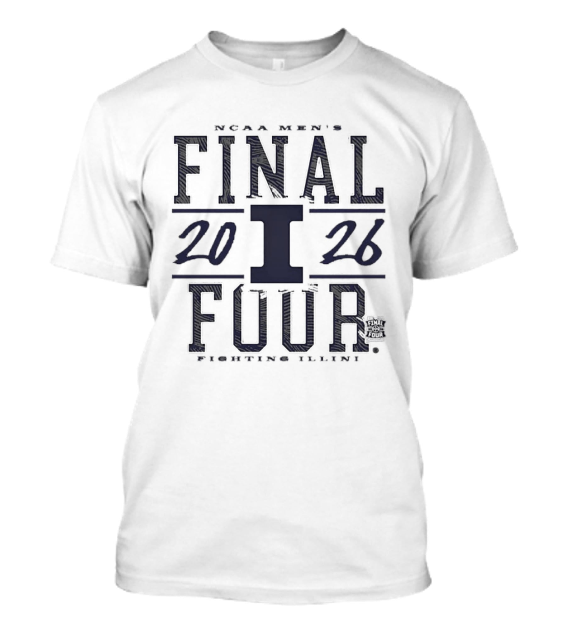 NCAA Men's Final Four 2026 Fighting Illini Basketball T-Shirt