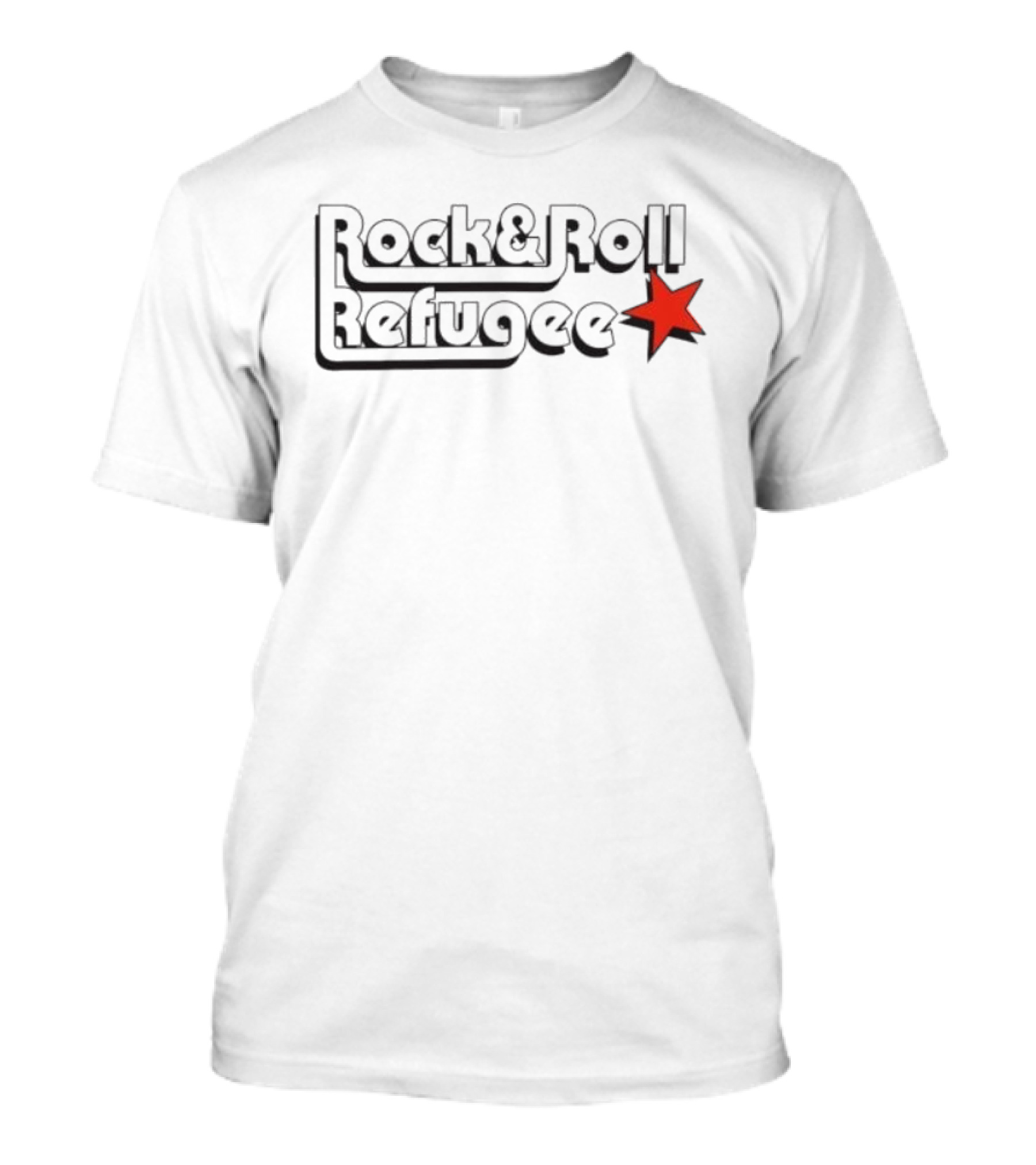 Rock And Roll Refugee Star T-Shirt