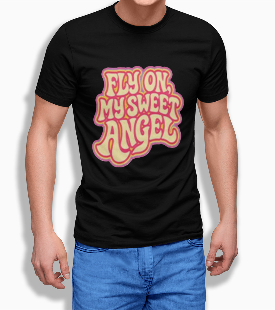 Jimi Hendrix Signed Fly On My Sweet Angel Psychedelic T-Shirt