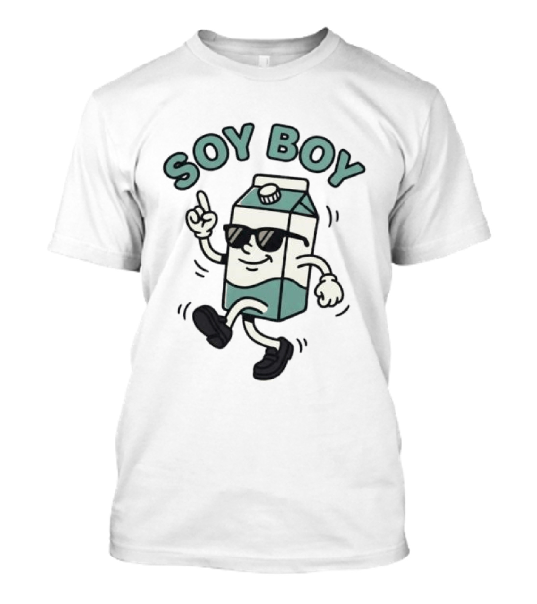 Soy Boy Milk Funny Cartoon T-Shirt