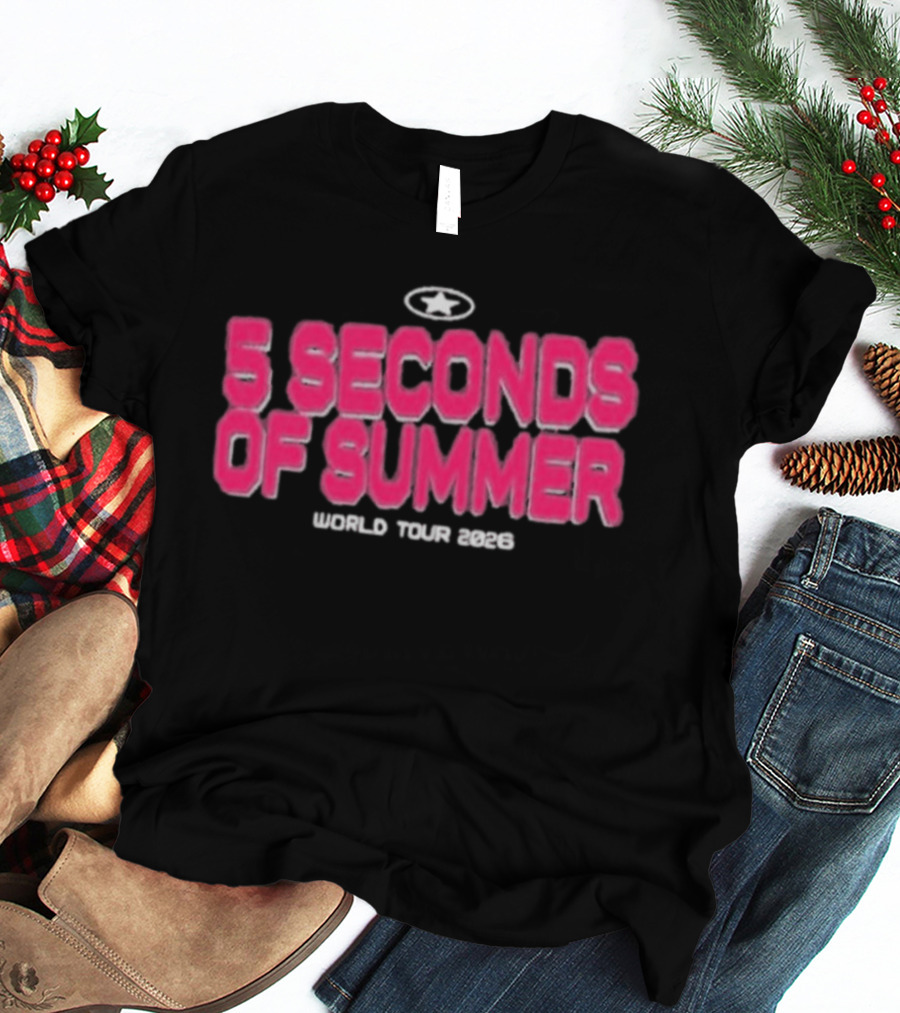 5 Seconds Of Summer World Tour 2023 Everyone's A Star T-Shirt