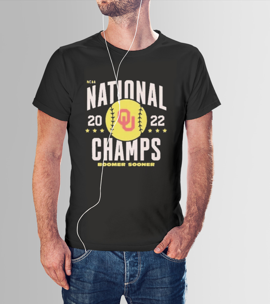 2022 Oklahoma National Champs Boomer Sooner OU Softball T-Shirt