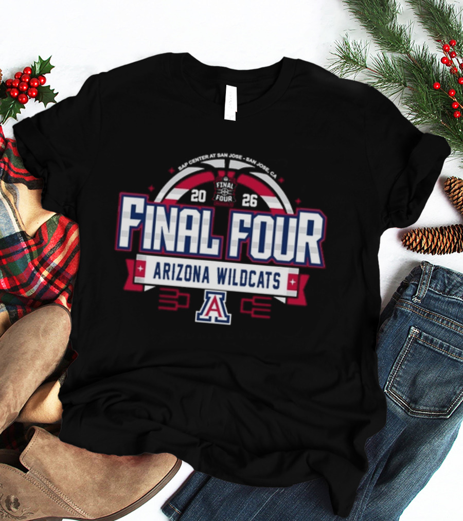 2026 Final Four Arizona Wildcats Basketball Tournament T-Shirt