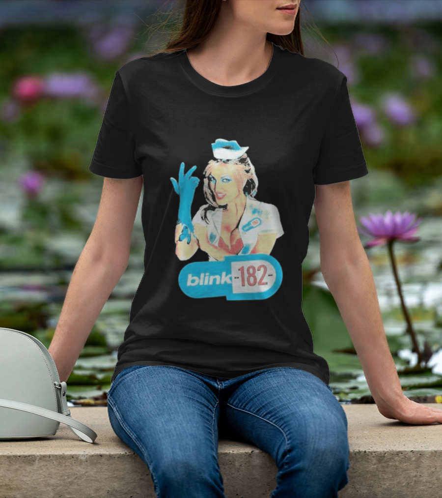 Blink 182 Enema Of The State Nurse Glove T-Shirt