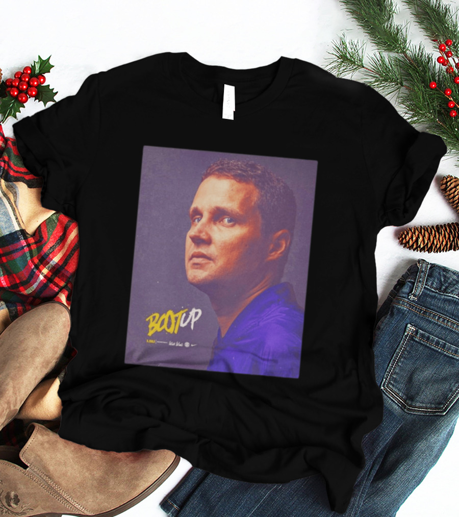 BOOT UP Will Wade LSU Nike Basketball Coach T-Shirt