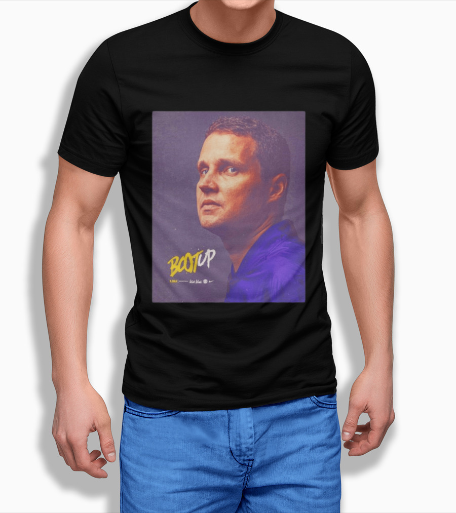 BOOT UP Will Wade LSU Nike Basketball Coach T-Shirt