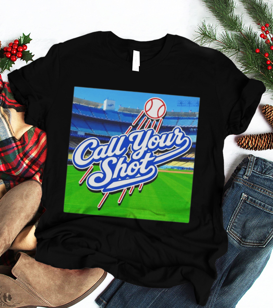 Call Your Shot Los Angeles Dodgers Stadium Baseball T-Shirt