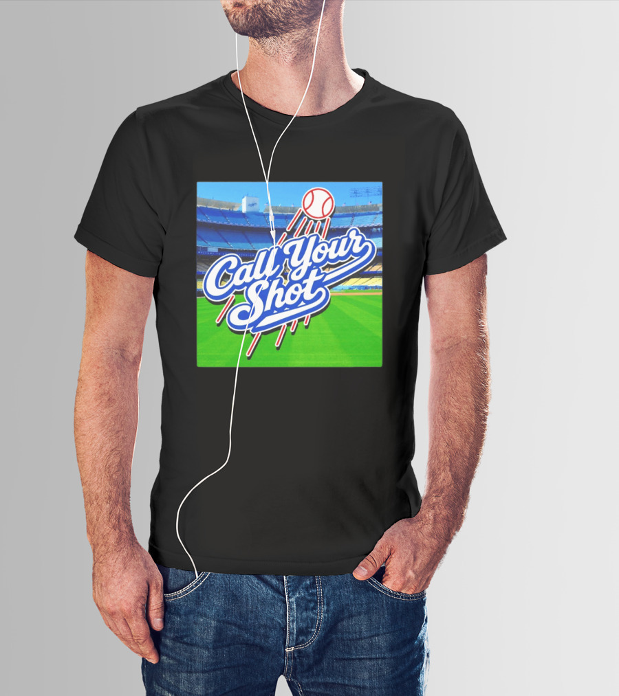 Call Your Shot Los Angeles Dodgers Stadium Baseball T-Shirt