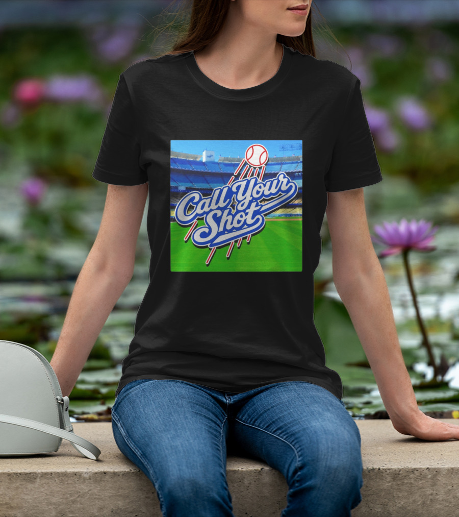 Call Your Shot Los Angeles Dodgers Stadium Baseball T-Shirt
