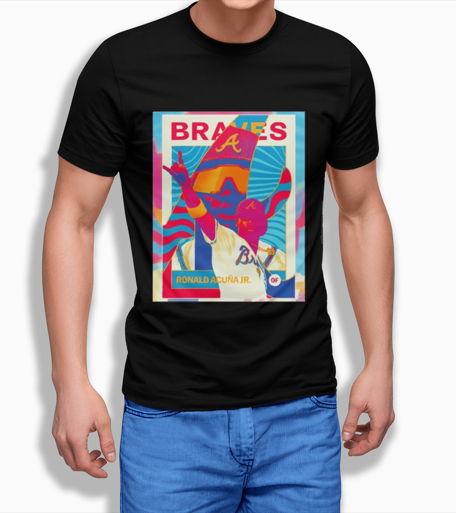 Ronald Acuña Jr OF Braves Atlanta Baseball T-Shirt