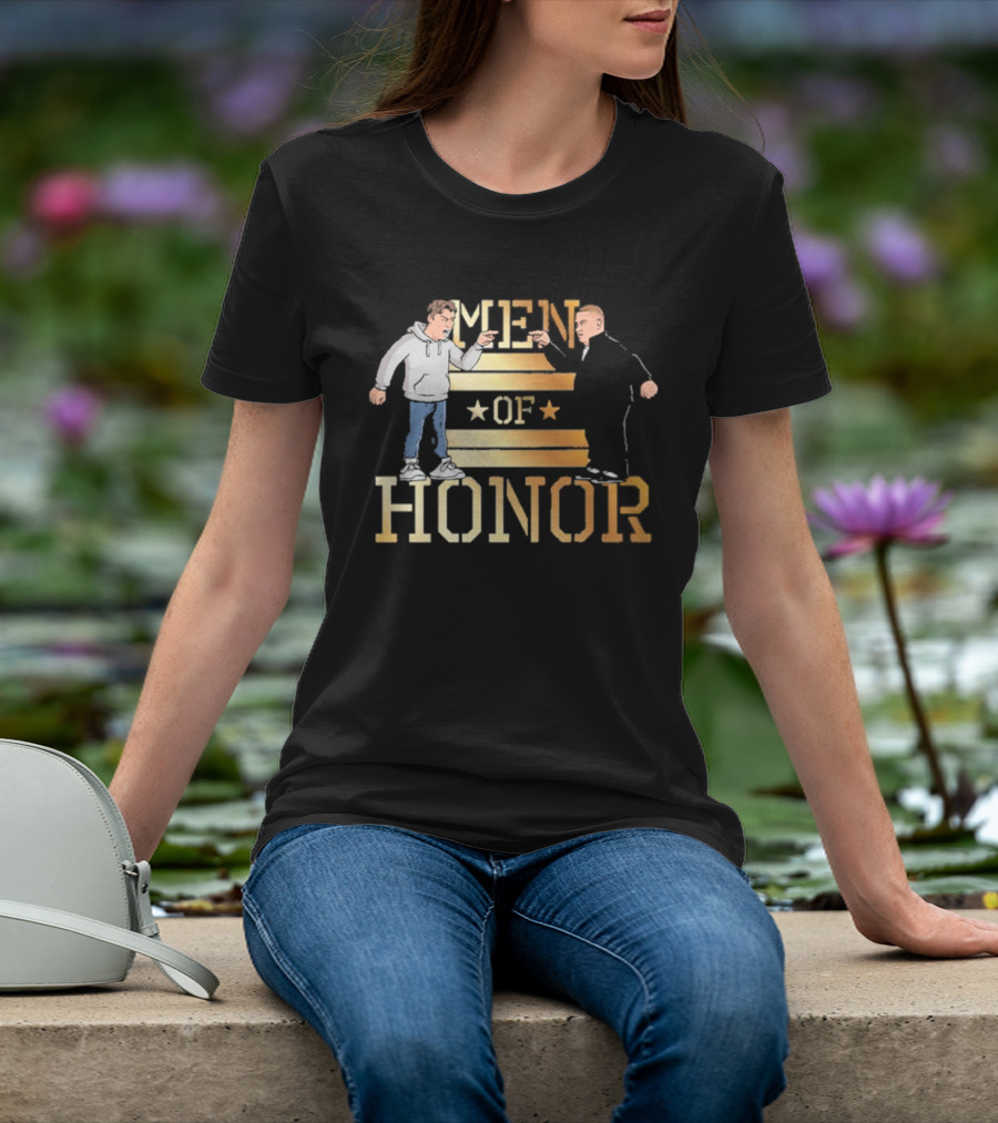 Men Of Honor Stars And Stripes Illustrations T-Shirt