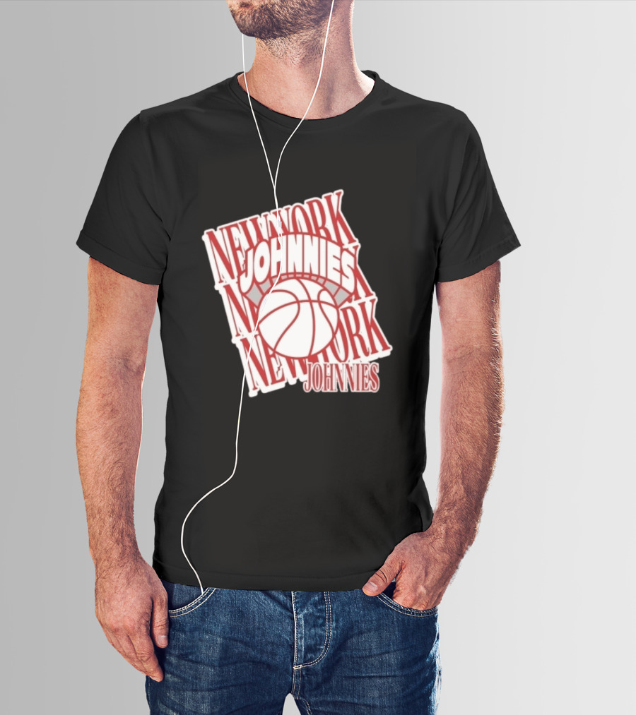 New York Johnnies Basketball Team T-Shirt