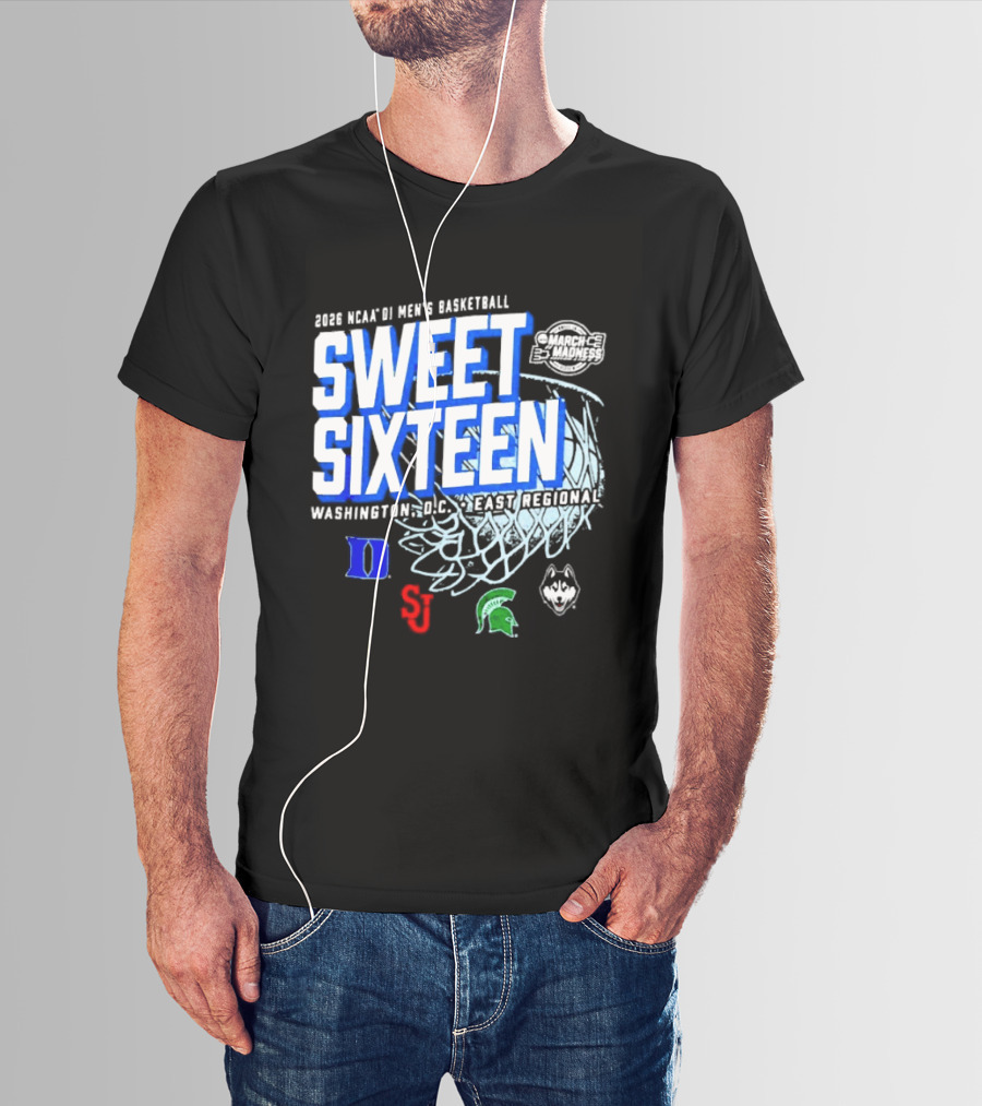 2026 NCAA Men's Basketball Sweet Sixteen Washington DC East Regional March Madness T-Shirt