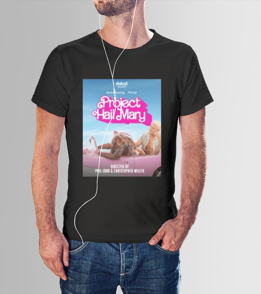 Ryan Gosling Rocky Project Hail Mary Barbie Movie Mashup Directed By Phil Lord Christopher Miller T-Shirt
