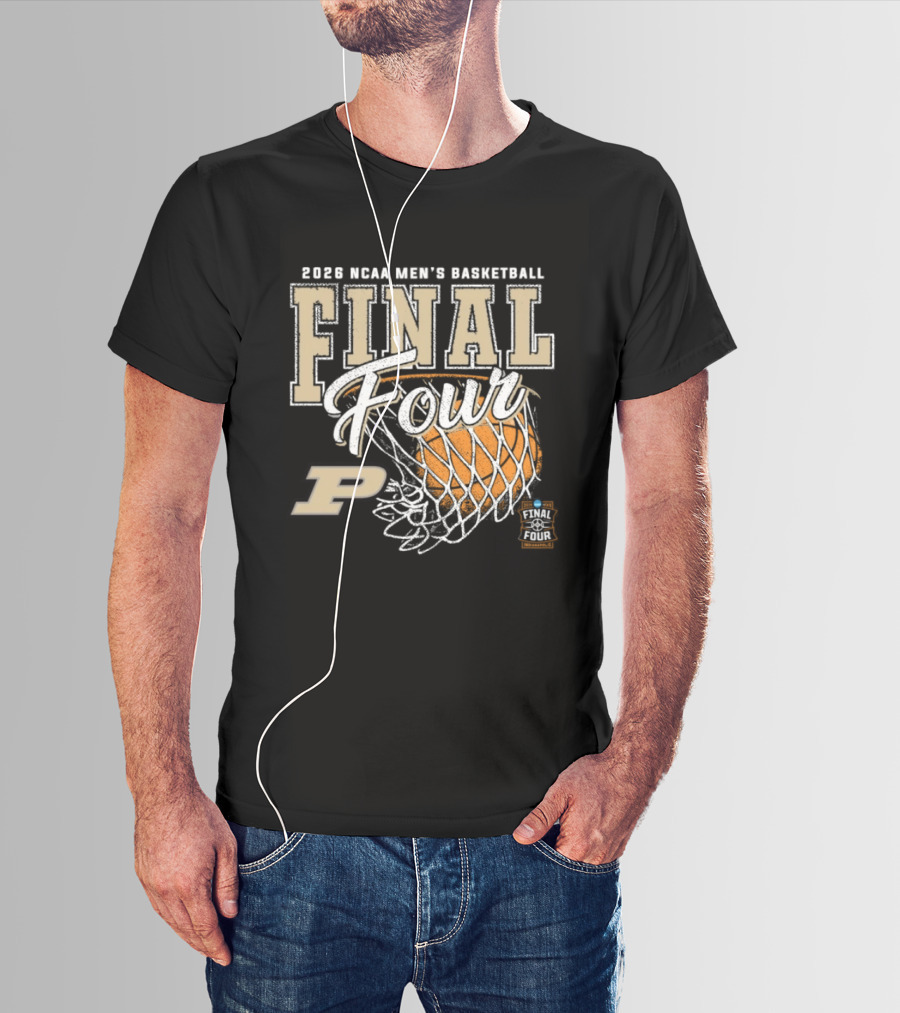 Purdue Boilermakers 2026 NCAA Men's Basketball Final Four Bound T-Shirt