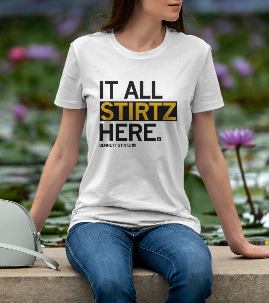 It All Stirtz Here Bennett Stirtz Iowa Hawkeyes Men's Basketball T-Shirt