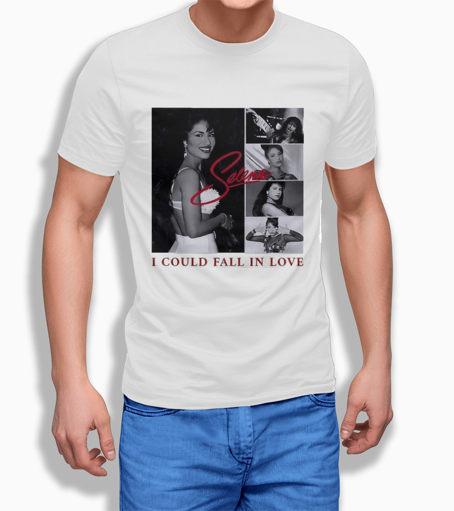 Selena Quintanilla I Could Fall In Love Photomontage T-Shirt