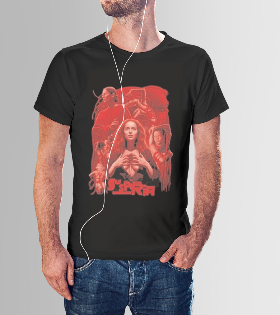 Suspiria 2018 Horror Movie Red Aesthetic Cast Collage T-Shirt